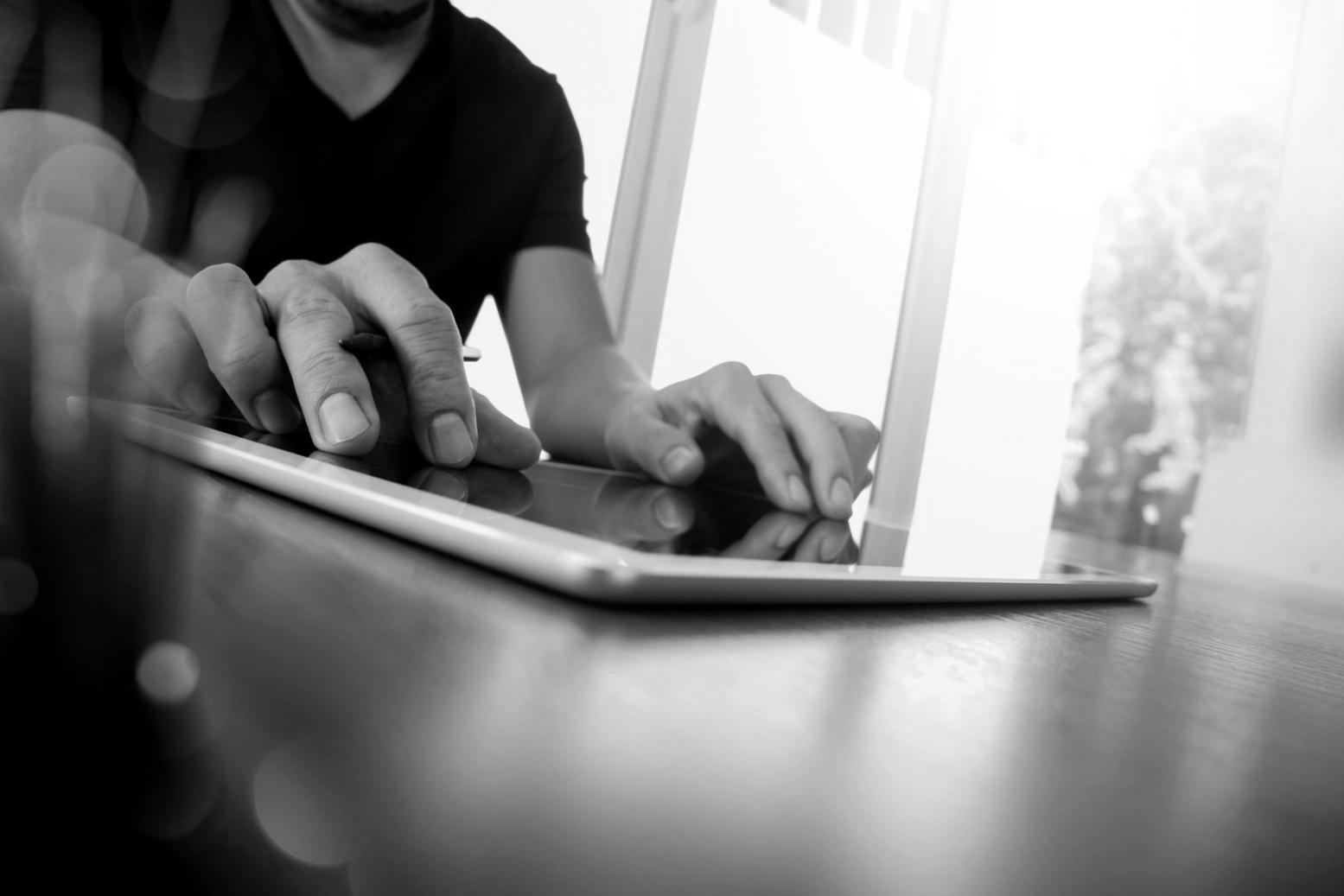 SEO strategy session with keyword research tools